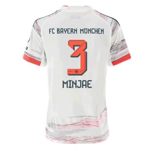 Billige Fotballdrakt Bayern Munich Kim Min-jae #3 Replika Bortedrakt Dame 2025-26 Kortermet Billige Fotballdrakt Bayern Munich Kim Min-jae #3 Replika Bortedrakt Dame 2025-26 Kortermet